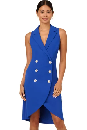 Adrianna Papell Womens Jewel Tuxedo Short Dress - - Size 22 UK