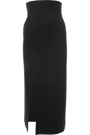 Raey Womens Organic Wool Crepe High Waist Pencil Skirt in - Size 6 UK
