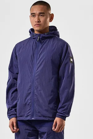 Weekend Offender Mens Technician Face Mask Jacket in Nylon - Size Medium