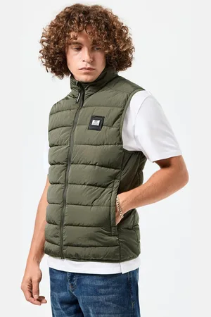 Weekend Offender Mens Gacha Padded Gilet in Nylon - Size Medium