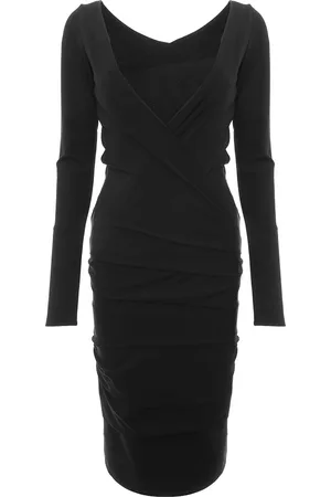 Raey Womens Ruched Low Back Jersey Bodycon Dress in - Size 4 UK