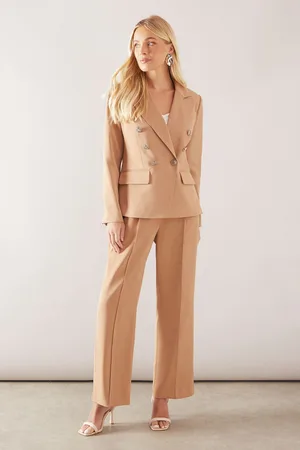wallis Womens Petite Wide Leg Trousers - - Size 14 UK
