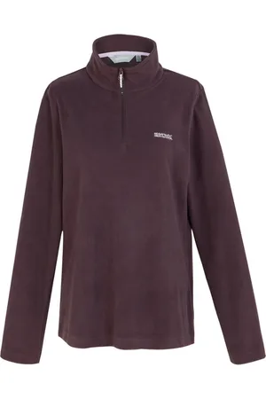 Regatta Great Outdoors Womens/Ladies Sweetheart 1/4 Zip Fleece Top (Deep Plum) - - Size 18 UK