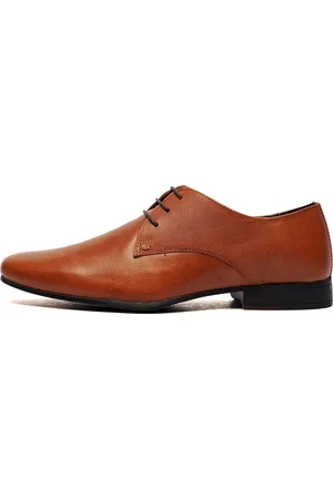 Red Tape Leather Bright Emboss Mens Oxford Shoes - - Size UK 6