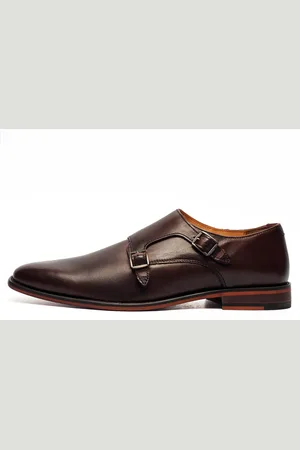 Red Tape Leather Monk Strap Mens Shoes - - Size UK 11