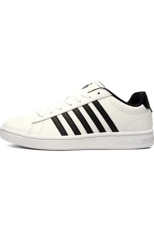 K-Swiss Court Tiebreak Leather Mens Trainers - - Size UK 9