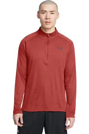 Under Armour Mens Tech Textured Half-Zip Top in - Size Medium