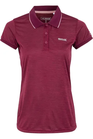 Regatta Womens/Ladies Remex II Polo Neck T-Shirt (Beaujolais) - - Size 22 UK