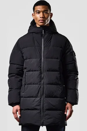 Weekend Offender Mens Sapporo Longline Down Jacket in Nylon - Size X-Small