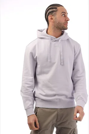 HUGO BOSS Mens Dapo Logo Print Hoodie in Cotton - Size 2XL
