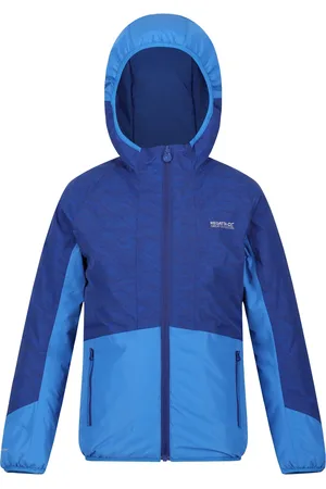 Regatta Kids Unisex Childrens/Kids Volcanics VII Reflective Waterproof Jacket (New Royal/Strong ) - Size 11-12Y