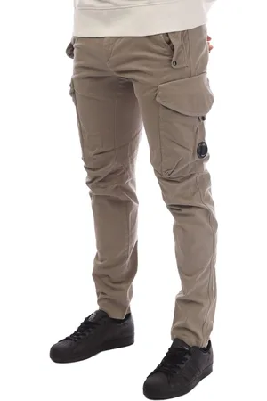 C.P. Company Mens Stretch Sateen Lens Pocket Cargo Pants in Cotton - Size X-Small