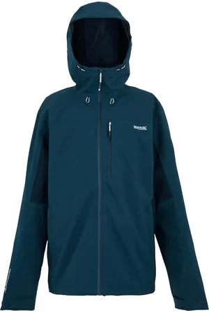 Regatta Mens Birchdale II Waterproof Jacket (Moonlight Denim) - - Size Large