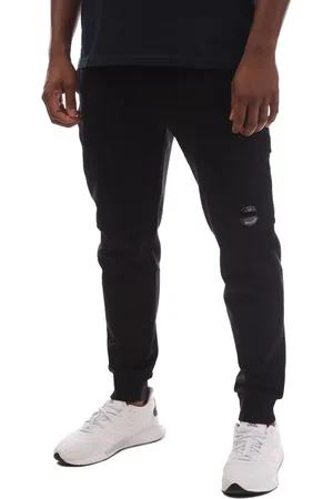 C.P. Company Mens Diagonal Raised Fleece Lens Sweatpants in Cotton - Size Small