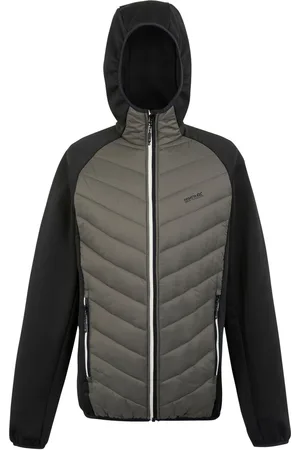 Regatta Mens Andreson VIII Hybrid Jacket (Treetop/Black) - - Size Large