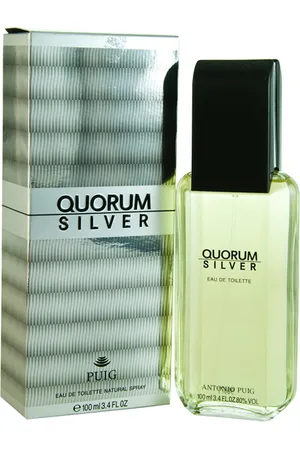 Puig Mens Quorum Silver Eau de Toilette 100ml - - One Size