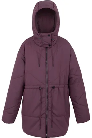 Regatta Womens/Ladies Rurie Baffled Padded Jacket (Deep Plum) - - Size 10 UK