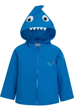 Regatta Kids Unisex Childrens/Kids Bubbles The Shark Waterproof Jacket (Hawaiian ) - Size 18-24M