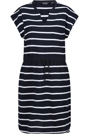 Regatta Womens/Ladies Bayletta Striped Midi Dress ( /White) - Size 8 UK