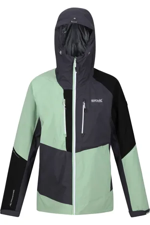 Regatta Womens/Ladies Carletta VIII 2 in 1 Waterproof Jacket (Quiet Green/Seal Grey) - - Size 10 UK