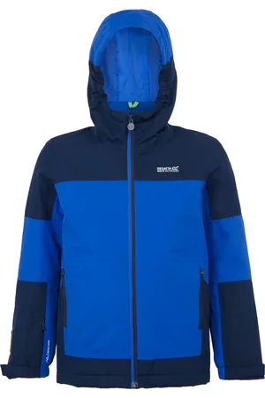 Regatta Kids Unisex Childrens/Kids Beamz IV Waterproof Jacket (Olympian Blue/Navy) - Size 11-12Y