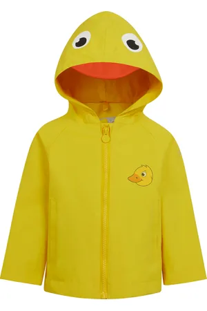 Regatta Kids Unisex Childrens/Kids Bubbles The Shark Waterproof Jacket (Sunbeam) - - Size 4-5Y