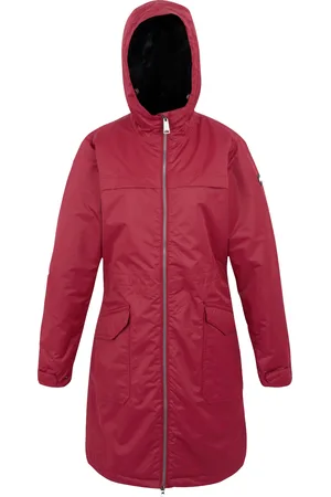 Regatta Womens/Ladies Romine II Waterproof Jacket (Rumba Red/Black) - material_polyester - Size 18 UK