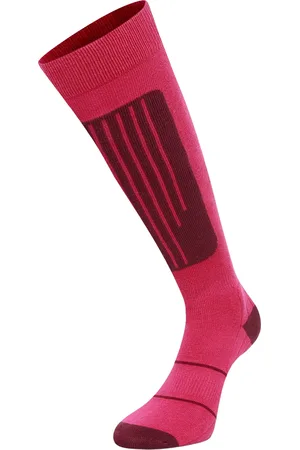 Dare 2B Womens/Ladies Technical Ski Socks ( Pink/Fig) - Size UK 3-6