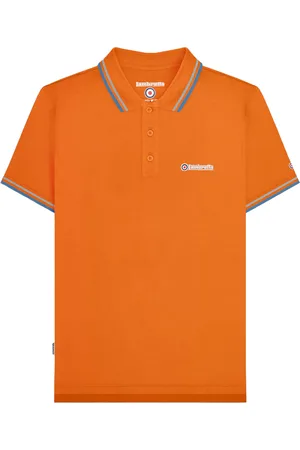 Lambretta Mens SS25 Twin Tip Polo Shirt ( /Sky) Cotton - Size 3XL