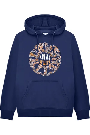 Lambretta Mens Away Of Life Festival Hoodie - Size 4XL