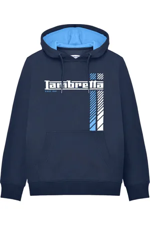 Lambretta Mens SS25 Racing Stripe Hoodie - Size Large