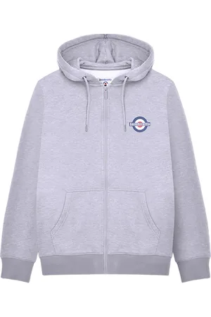 Lambretta Mens Full Zip Hoodie ( Marl) - Size 2XL