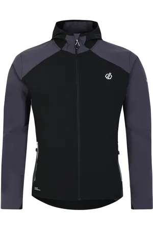 Dare 2B Mens Lattitudinal II Full-Zip Shell Jacket in Grey - Size Small