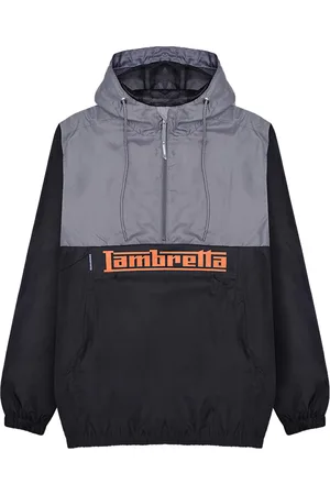 Lambretta Mens Scooter Overhead Jacket ( /Grey) - Size Large