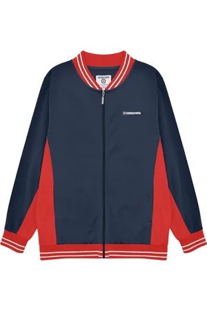 Lambretta Mens Vintage Track Jacket ( /Red/White) - Size Small