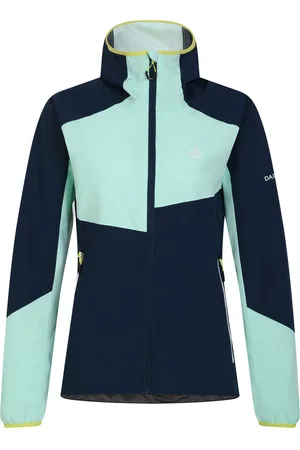 Dare 2B Womens Torrek Lite Full-Zip Waterproof Jacket in Colourblock - Recycled Material - Size 20 UK