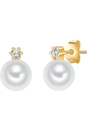 Valero Pearls Womens Earrings 925/- Sterling Silver - - One Size