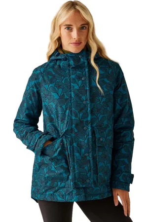 Regatta Womens Orla Kiely Mid Length Waterproof Jacket - - Size 12 UK
