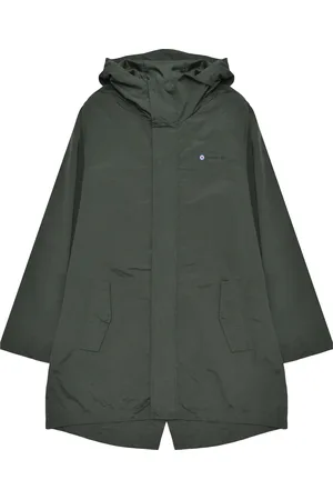 Lambretta Mens Mod Hooded Parka ( Green) - Size Large
