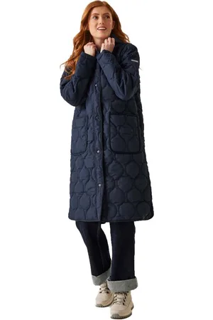 Regatta Womens Jaycee II Full Zip Longline Padded Jacket - - Size 14 UK