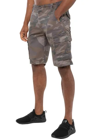 Enzo Mens Camo Shorts