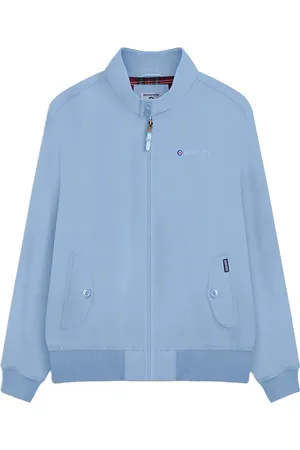 Lambretta Mens Shower Resistant Harrington Jacket (Powder ) - Size 3XL