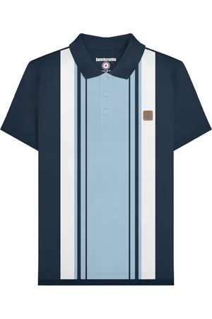Lambretta Mens SS25 Classic Polo Shirt Cotton - Size Large
