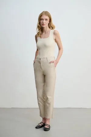 Gusto Womens Mom Fit Trousers - - Size Medium