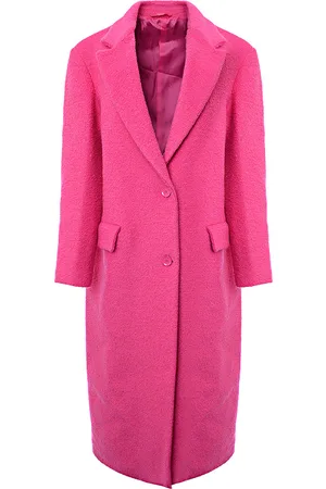 VALENTINO GARAVANI Womens Spongy Wool Collection Coat in - Size 16 UK