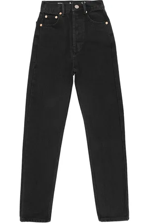 Raey Womens Organic Rise High Waist Straight Leg Jean in - Size 24 (Waist)