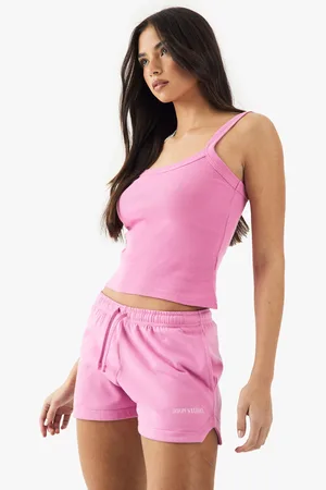 Boohoo Womens Basics Thick Binding Rib Vest Top - Cotton - Size 16 UK