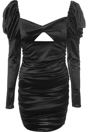 First Distraction Womens The Label Statement Sleeve Mini Dress In - Size 10 UK