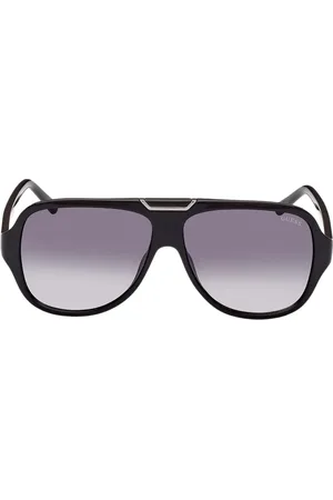 Guess Mens Gradient Smoke Lensed Shiny Sunglasses - One Size