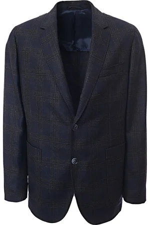 Hackett Mens Grey Wool Suede Jacket - Size 44R